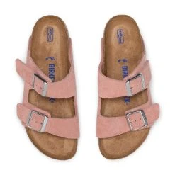 Birkenstock WOMEN'S ARIZONA SOFT FOOT BED -Salomon Shop BirkenstockWARIZONASOFTFOOTBEDPINKCLAYSUEDE361023321 4