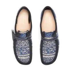 Clarks WALLABEE -Salomon Shop ClarksWALLEBEEBLUEFABRIC826166649 4