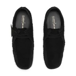 Clarks X Aimé Leon Dore WALLABEE 9 Clarks X Aimé Leon Dore WALLABEE -Salomon Shop ClarksXALDWALLABEEBLACKWOOL926160882 top