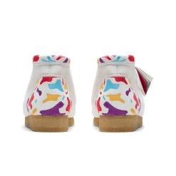 Clarks X ONE SCHOOL WALLABEE -Salomon Shop ClarksXONESCHOOLWALLABEEWHITECOMBI826167978 3