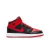 AIR JORDAN 1 MID GS -Salomon Shop JordanAIRJORDAN1MIDBLACKFIRERED WHITE6.5YDQ8423 060 1