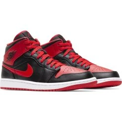 Jordan Brand AIR JORDAN 1 MID 7 Jordan Brand AIR JORDAN 1 MID -Salomon Shop JordanAIRJORDAN1MIDBLACKFIRERED WHITE8DQ8426 060 2