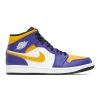 AIR JORDAN 1 MID -Salomon Shop JordanBrandAIRJORDAN1MIDDARKCONCORDTAXI WHITE BLACK8.5DQ8426 517 1