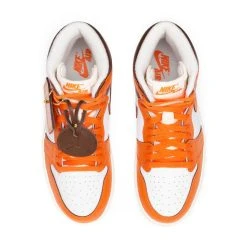 WOMEN'S AIR JORDAN 1 RETRO HI OG -Salomon Shop JordanBrandWMNSAIRJORDAN1RETROHIOGWHITESTARFISH CACAO SAIL8DO9369 101 4