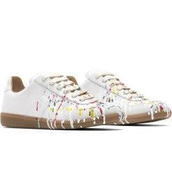 Maison Margiela WOMEN'S PAINT REPLICA SNEAKERS -Salomon Shop MaisonMargielaREPLICAWHITEPOLLOCKMULI36S58WS0101 2