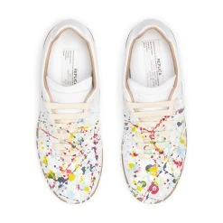 Maison Margiela WOMEN'S PAINT REPLICA SNEAKERS -Salomon Shop MaisonMargielaREPLICAWHITEPOLLOCKMULI36S58WS0101 4