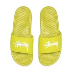 Nike X Stüssy BENASSI -Salomon Shop NikeBENASSISTUSSYBRIGHTCACTUSWHITE8CW2787 300 top