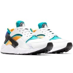 Nike AIR HUARACHE -Salomon Shop NikeNIKEAIRHUARACHEWHITEBLUE EMERALD RESIN8DD1068 110 2