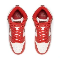 WOMEN'S NIKE DUNK HIGH 70 -Salomon Shop NikeNIKEDNKHIGH70CINNABARMARSSTONE SAIL WHITE6.5DX0346 600 4
