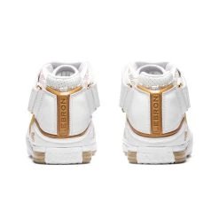 Nike LEBRON 2 "MACCABI" -Salomon Shop NikeNIKELEBRON2 MACCABI WHITEMETALLICGOLD VARSITYCRIMSON8DJ4892 100 3