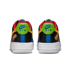 Nike X UNO AIR FORCE 1 '07 QS -Salomon Shop NikexUnoAirForce1WHITEYELLOWZEST UNIVERSITYREDDC8887 100 3