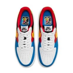 Nike X UNO AIR FORCE 1 '07 QS -Salomon Shop NikexUnoAirForce1WHITEYELLOWZEST UNIVERSITYREDDC8887 100 4