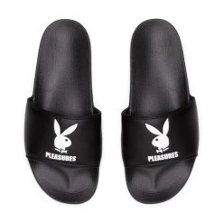 Pleasures X PLAYBOY SLIDES -Salomon Shop PleasuresXPLAYBOYSLIDESBLACK8P22PB048 BLACK 4