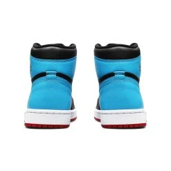 WOMEN'S AIR JORDAN 1 HIGH OG 8 WOMEN'S AIR JORDAN 1 HIGH OG -Salomon Shop W AIR JORDAN 1 HIGH OG BLACK DK POWDER BLUE GYM RED CD0461 046 back