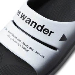 And Wander X OOFOS AHH RECOVERY SANDLE -Salomon Shop andwanderXOOFOSAHHRECOVERYSANDLEBLACKWHITE85742178203 5