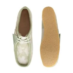 Clarks WOMEN'S WALLABEE -Salomon Shop clarksclarksWALLABEEWNSGREENFLORAL826166166 4