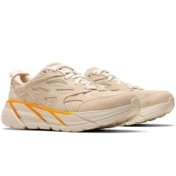 Hoka CLIFTON L SUEDE -Salomon Shop hokaoneoneCLIFTONLSUEDESHORTBREADRADIANTYELLOW81122571 SBRY 2