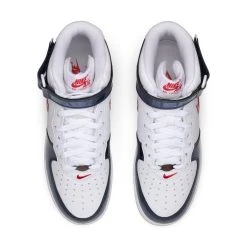 Nike AIR FORCE 1 MID QS -Salomon Shop nikeAIRFORCE1MIDQSWHITEUNIVERSITYRED MIDNIGHTNAVY WHITE8DH5623 101 4