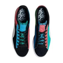 Puma SUEDE CLASSIX DRAGONFLY -Salomon Shop pumaSUEDECLASSIXDRAGONFLYBLACKCORALWHITEOCEAN838709201 4